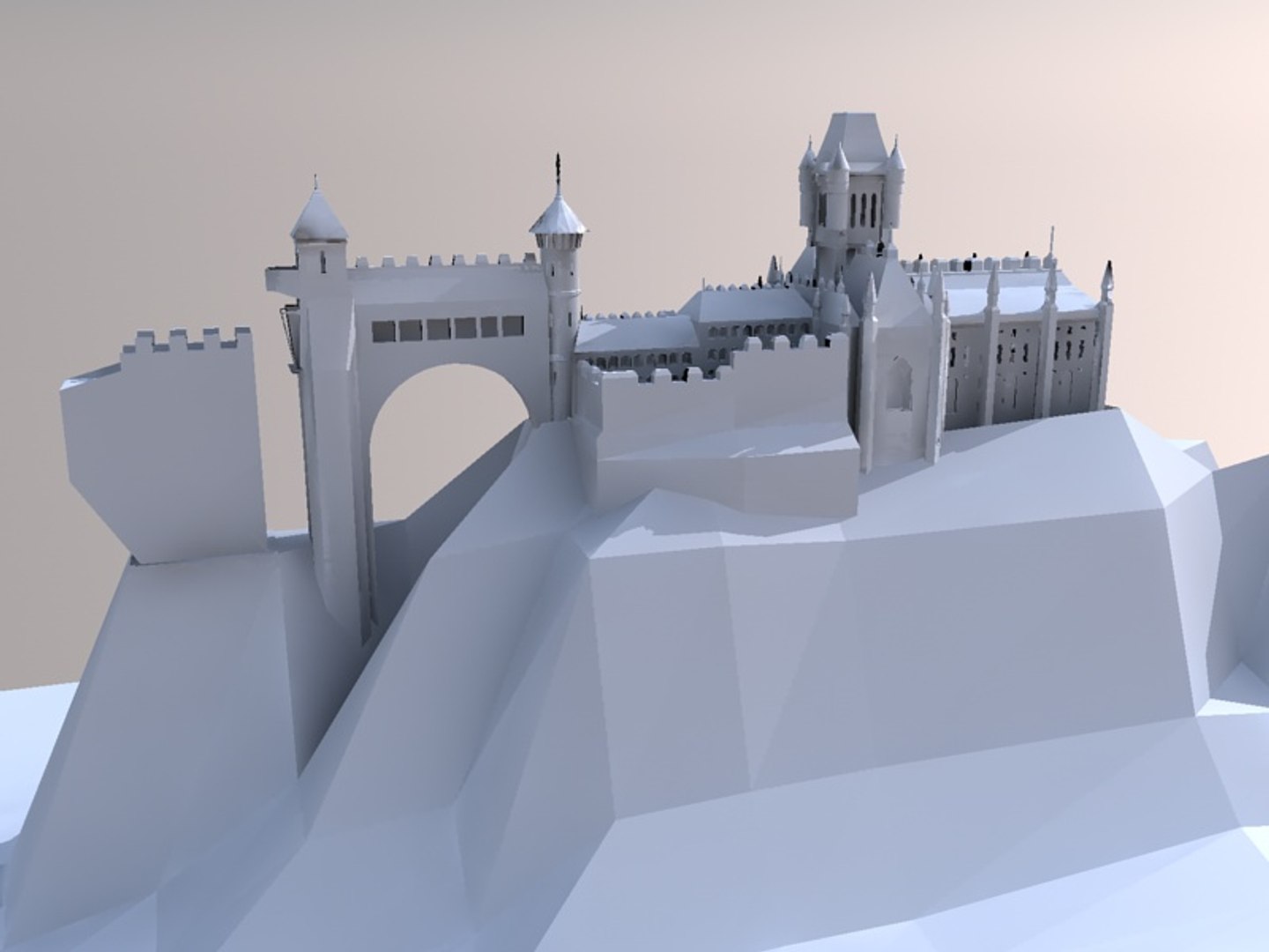 Castle 3d Model