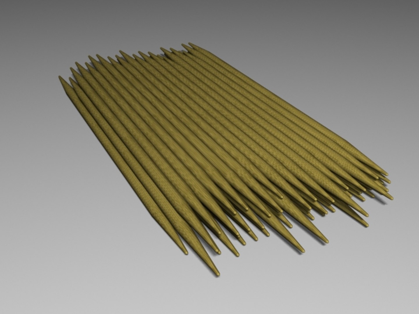 Tooth Pick Toothpick 3d Model