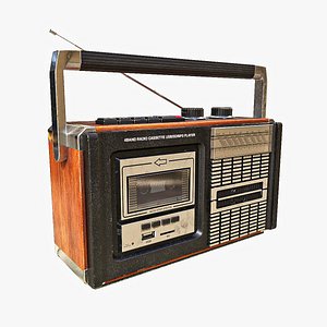 3D Radio cassette