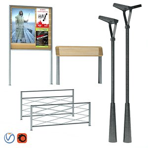 A set of elements of landscaping 2