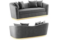 Arabella Velvet Sofa Meridian Furniture