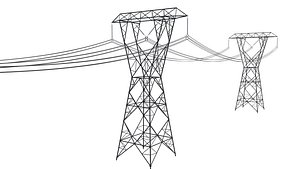3D Electrical Power Line