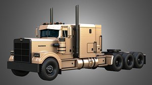57P Semi Truck - Tri Axle Truck - Custom Version
