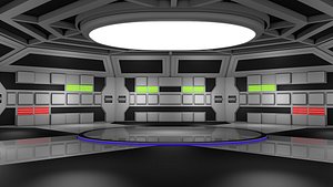 3D Sci Fi Room