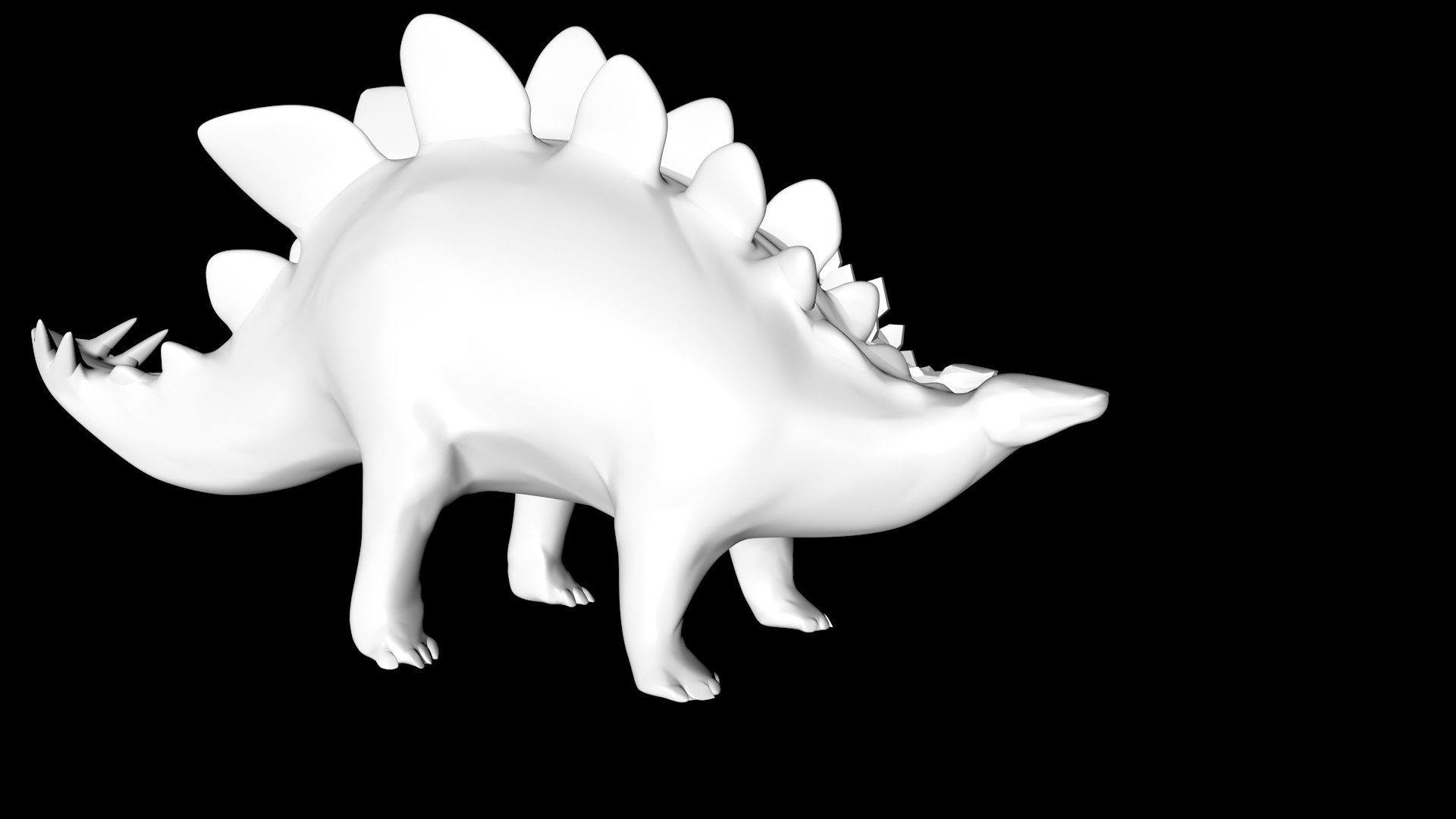 Stegosaurus dino dinosaur 3D - TurboSquid 1690030