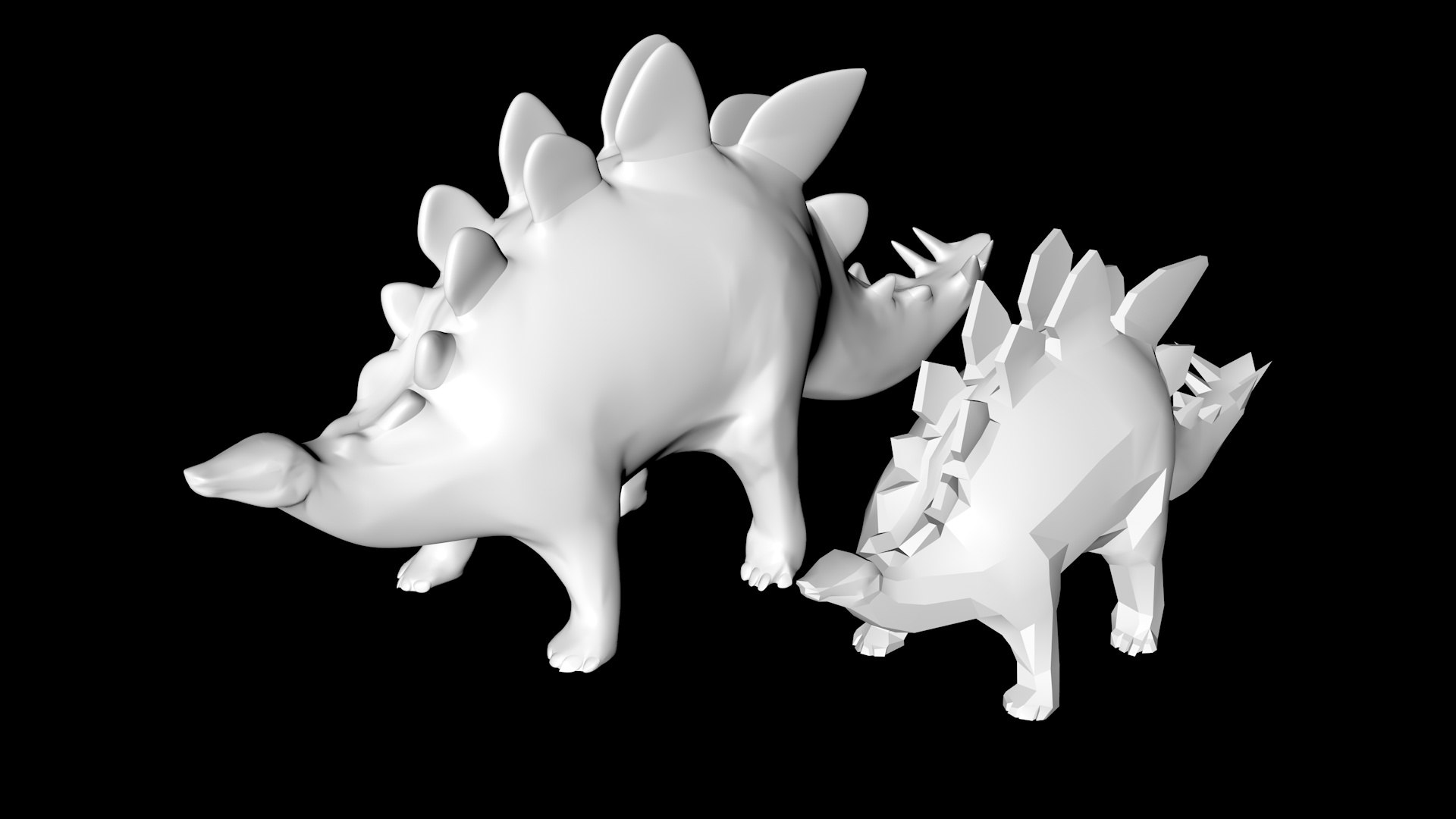 Stegosaurus dino dinosaur 3D - TurboSquid 1690030
