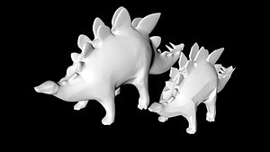 stegosaurus dino dinosaur 3D