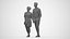 00419Christine003 - Adult Caucasian adults walking together in public summer casual attire