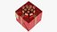 Geschenkbox-Etikett Rot