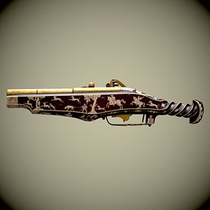 Double-Barreled Wheellock Pistol