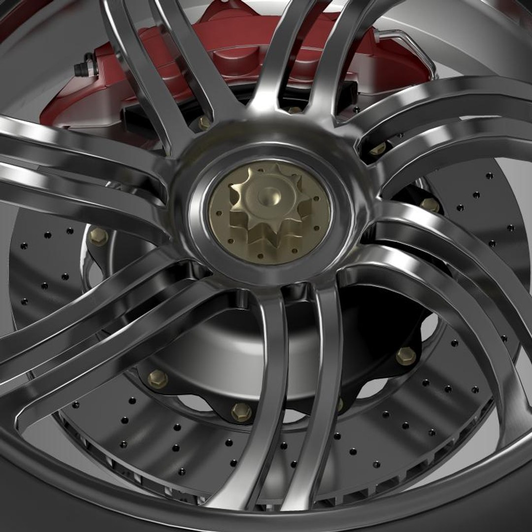 Pagani Huayra Wheel 3d Max