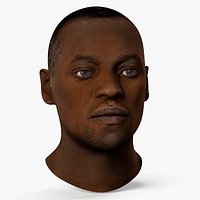 Adult African Male Head