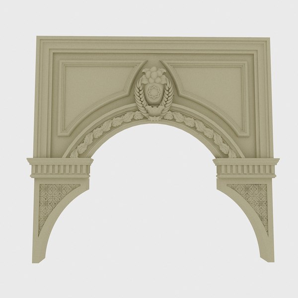 classical door necessary projects 3D model