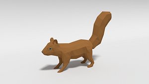 3D cartoon squirrel