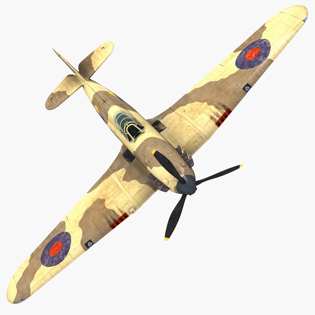 3D hurricane mk sqdn - TurboSquid 1470937