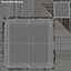 3D Sci-fi Square Ceiling Panel PBR