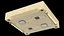 3D Sci-fi Square Ceiling Panel PBR