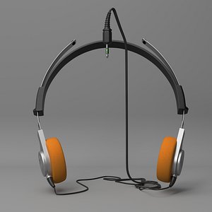 3D Sony Headphone model