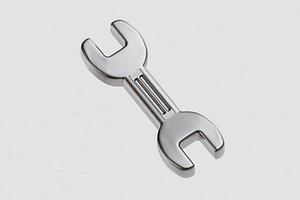 Wrench 3d model 3D model
