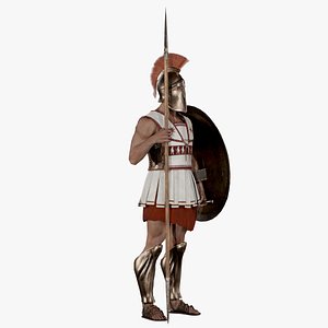 3D Spartan Hoplite model
