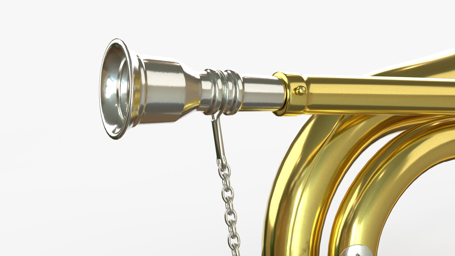 Bugel Three Types Of Materials Brass Copper And Silver 3D Model ...