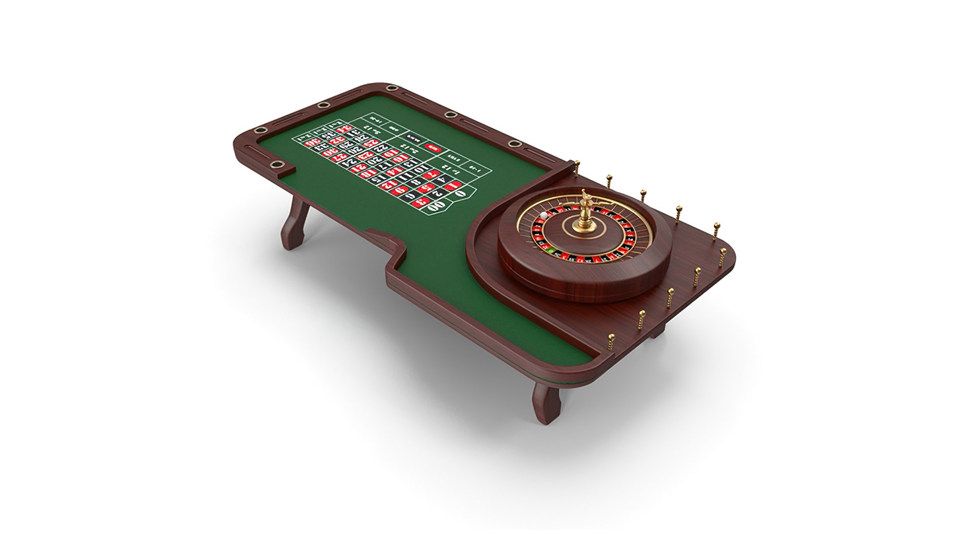 Roulette Table 3D - TurboSquid 2147440