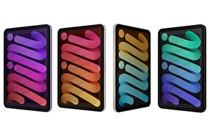 Apple iPad 10 2 2021 9th Gen All Colors Low Poly