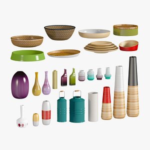 L3DV18G02 - vases bowls set