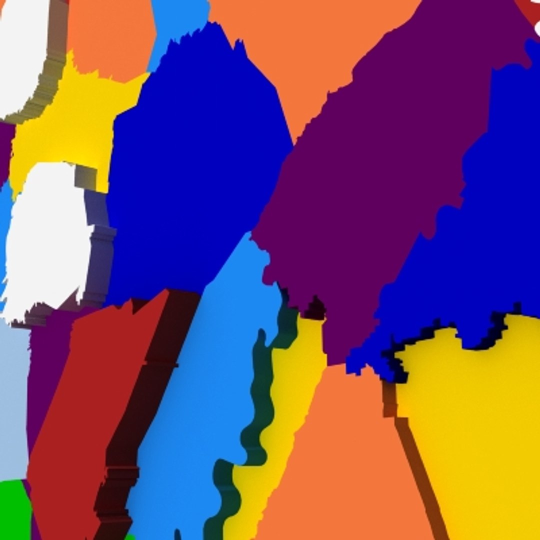 3d Model State Counties