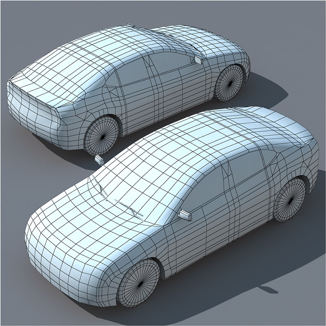 Generic sedan - 3D model - TurboSquid 1479216