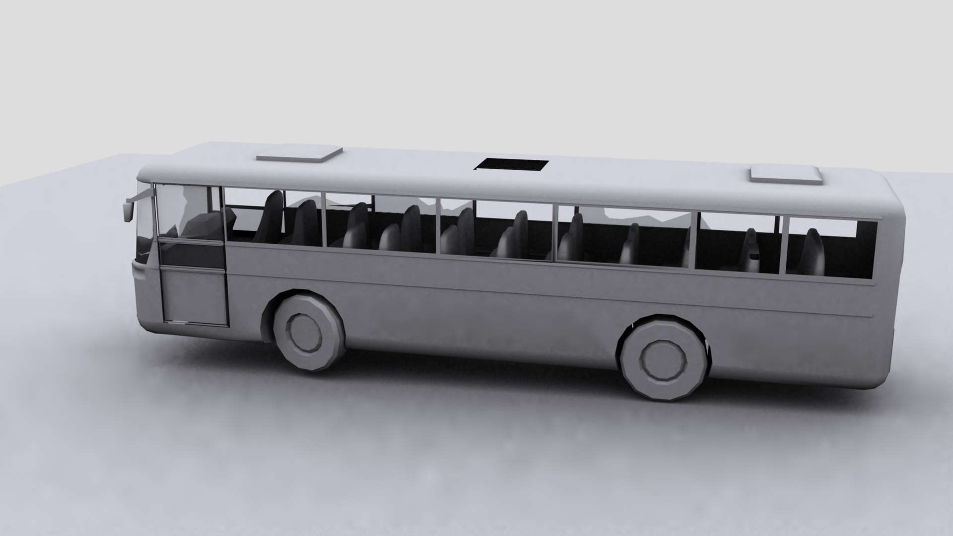 3d Coach Destroyed Zombies