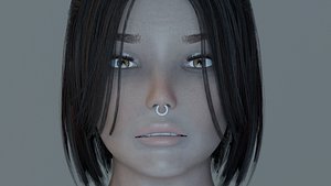 3D Female 3D Character Gameready