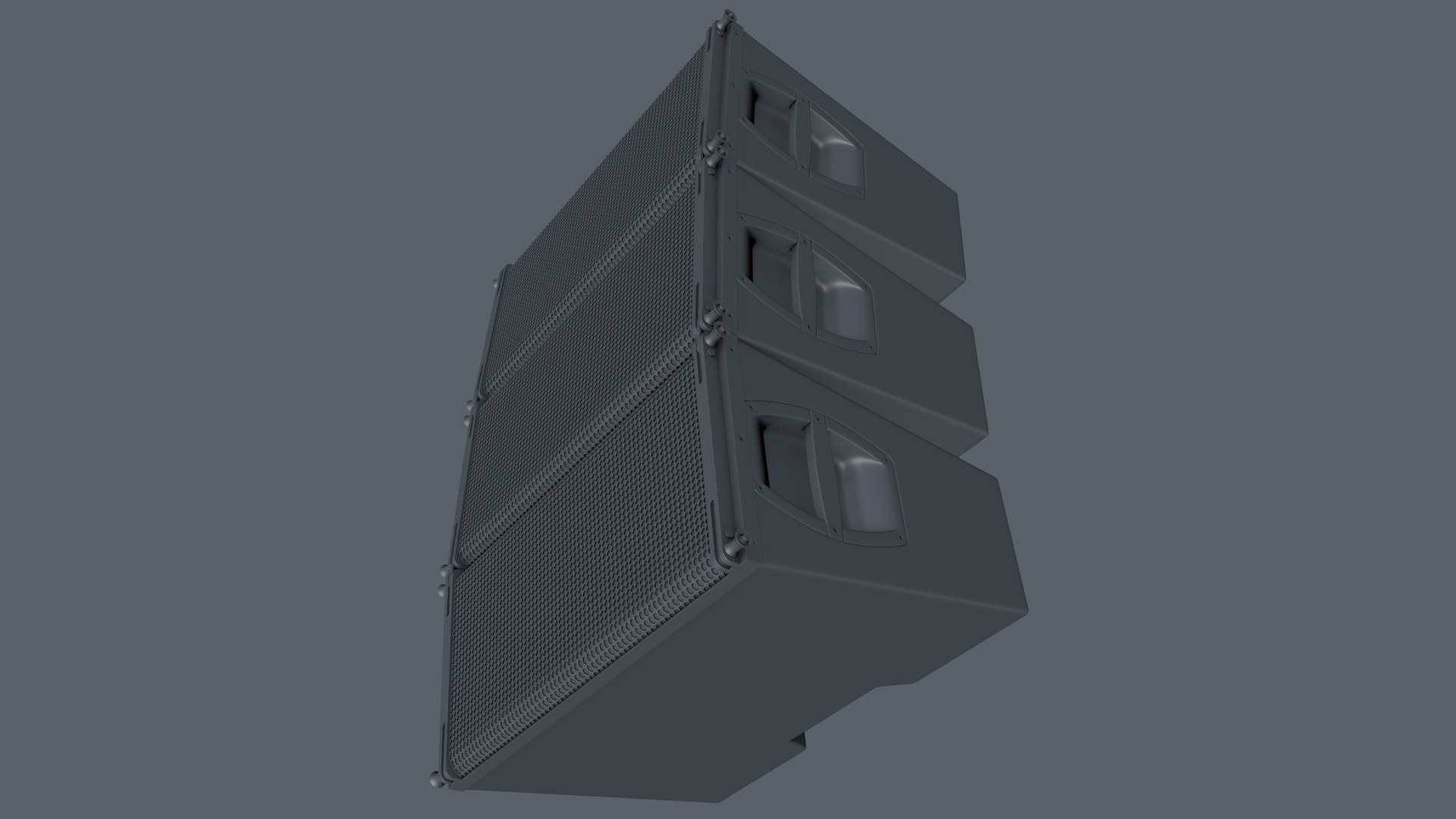 3D model Line Array Loudspeaker - TurboSquid 1962119