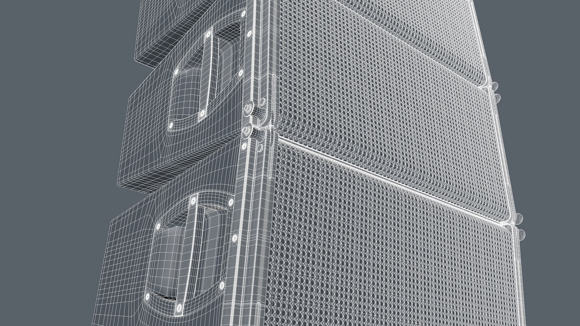 3D model Line Array Loudspeaker - TurboSquid 1962119