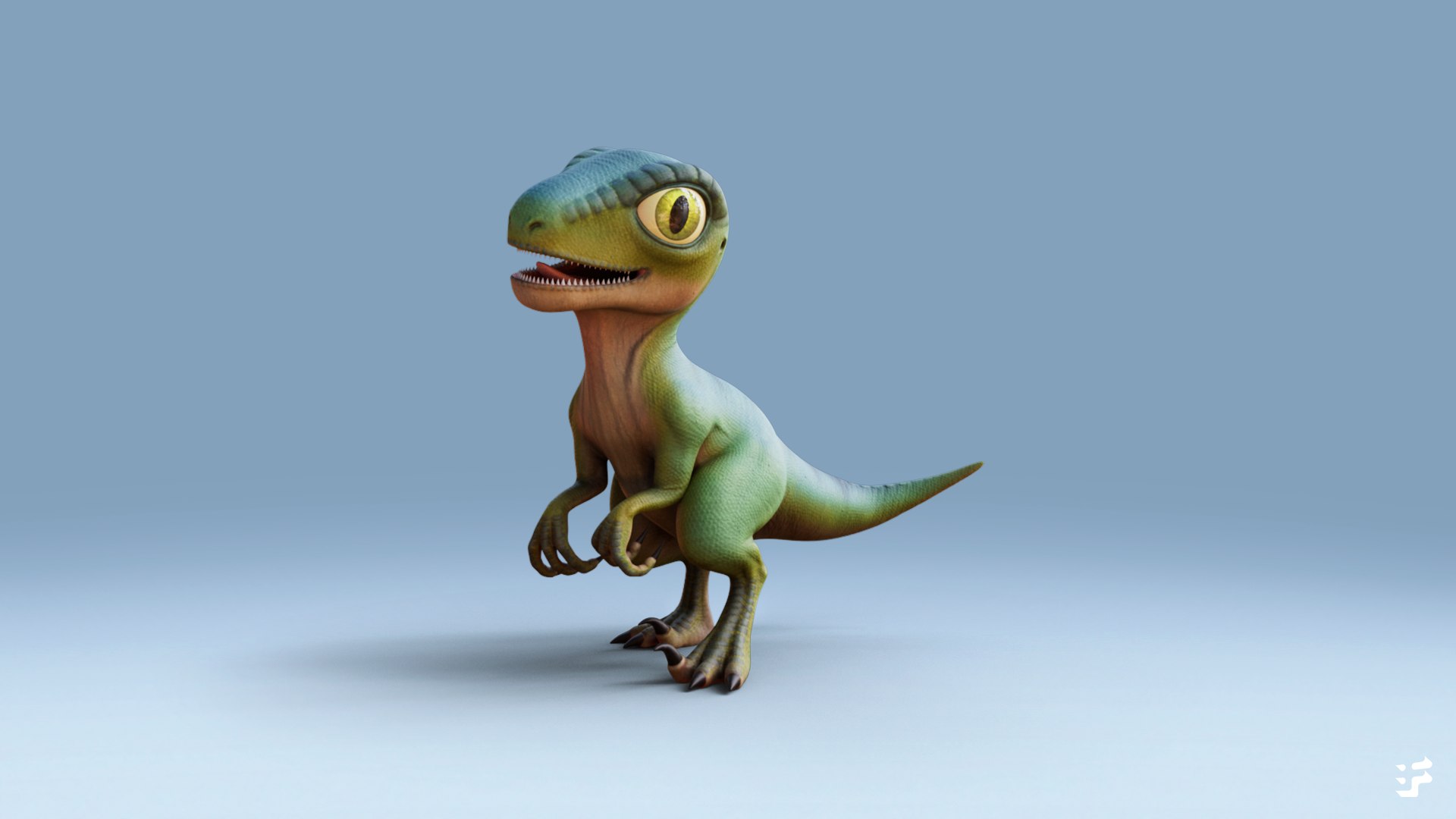 3d Baby Velociraptor Turbosquid 1894618