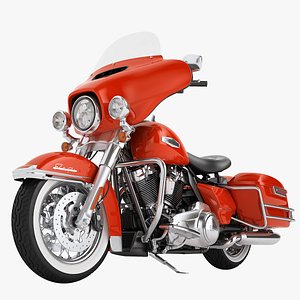 Harley Davidson Electra Glide 02 3D model