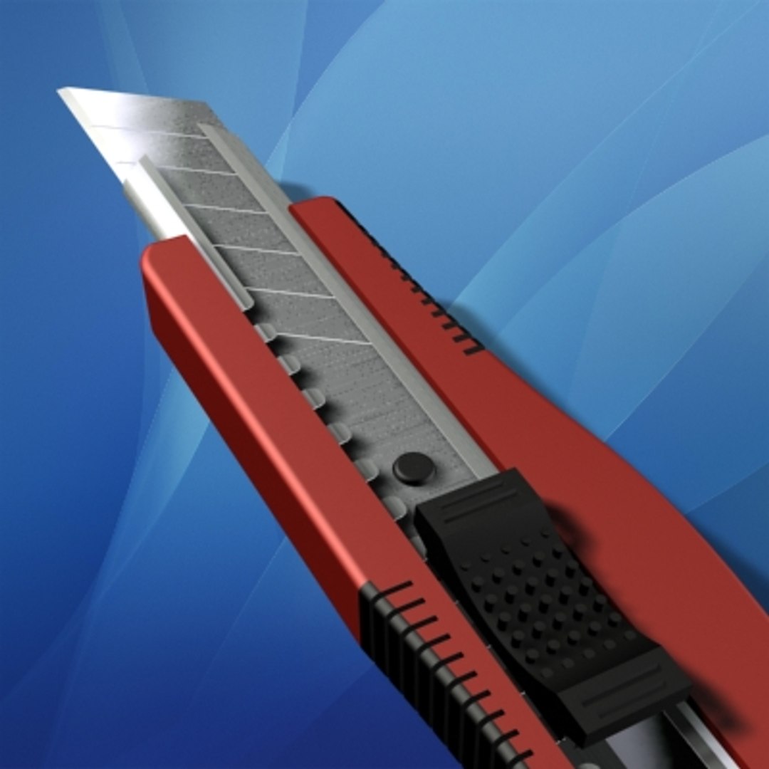 Utility Knife 3d Model