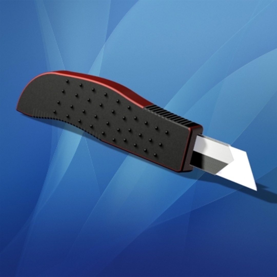 Utility Knife 3d Model