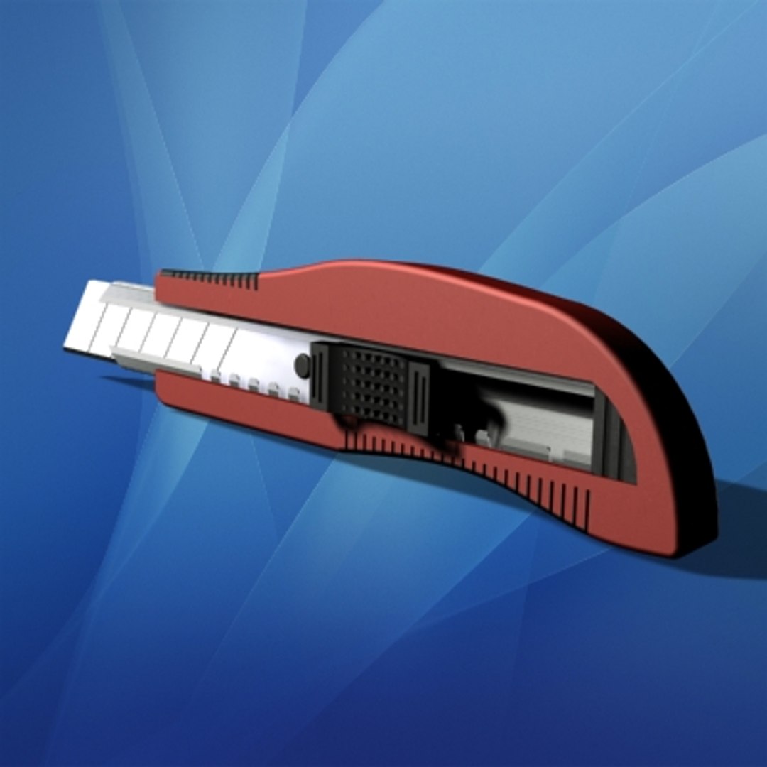 Utility Knife 3d Model