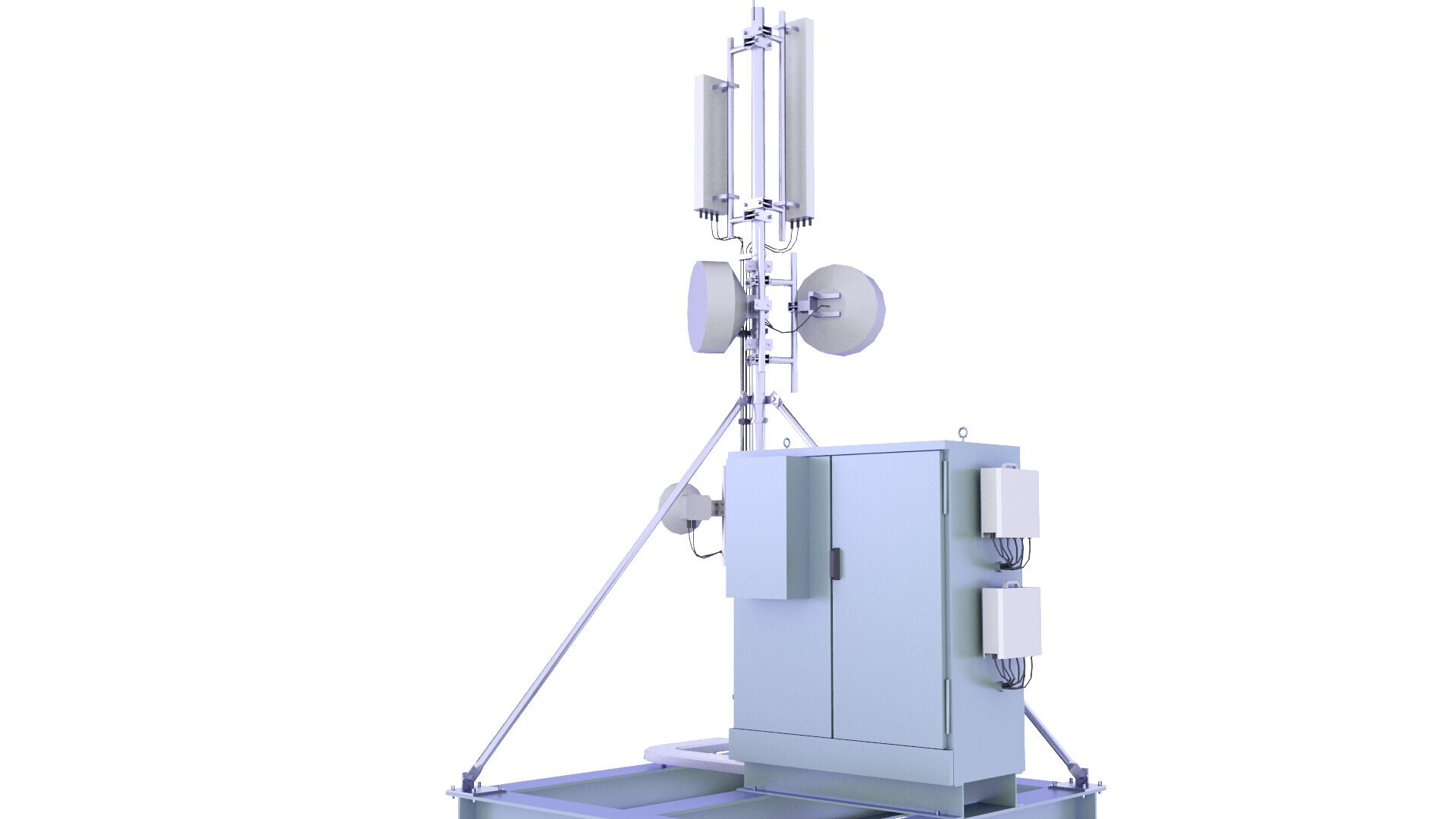 3D Cell Phone Tower Station Game 31 - TurboSquid 2096442