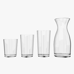 Water glass and Carafe Pack