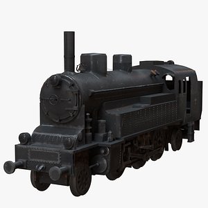 vintage train redshift 3D model