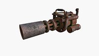 Anti-Drone Mini Gun F11 - SciFi Jamming Weaponry