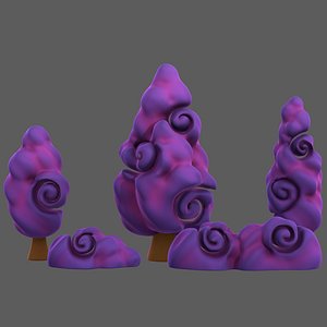Trees Cartoon V36 model