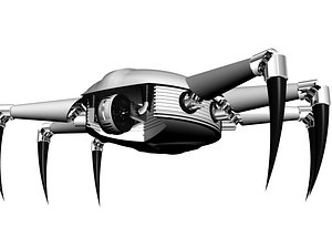 3dsmax robot spider