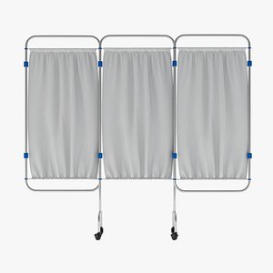 Hospital Privacy Screen Expanded