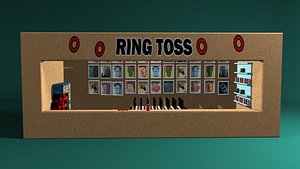 Ring Toss Carnival Game Kiosk