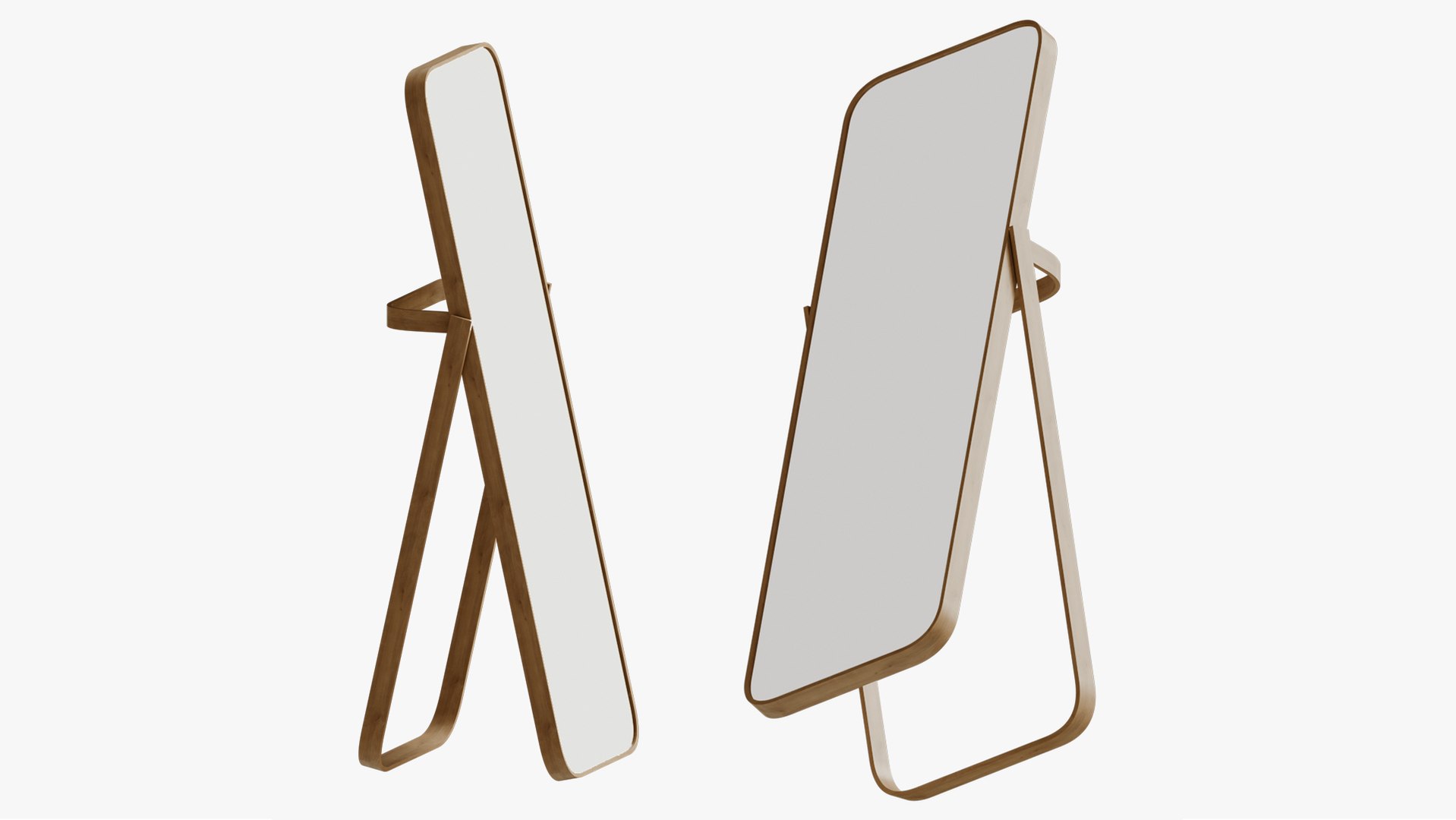 3D model Ikea ikornnes floor mirror TurboSquid 2161041