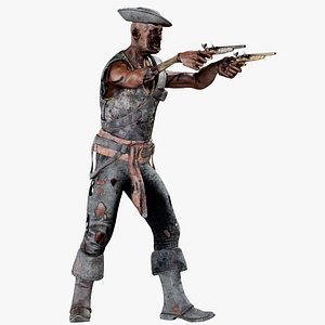 3D PIRATE UNDEAD 10 model