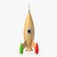 obj wooden rocket